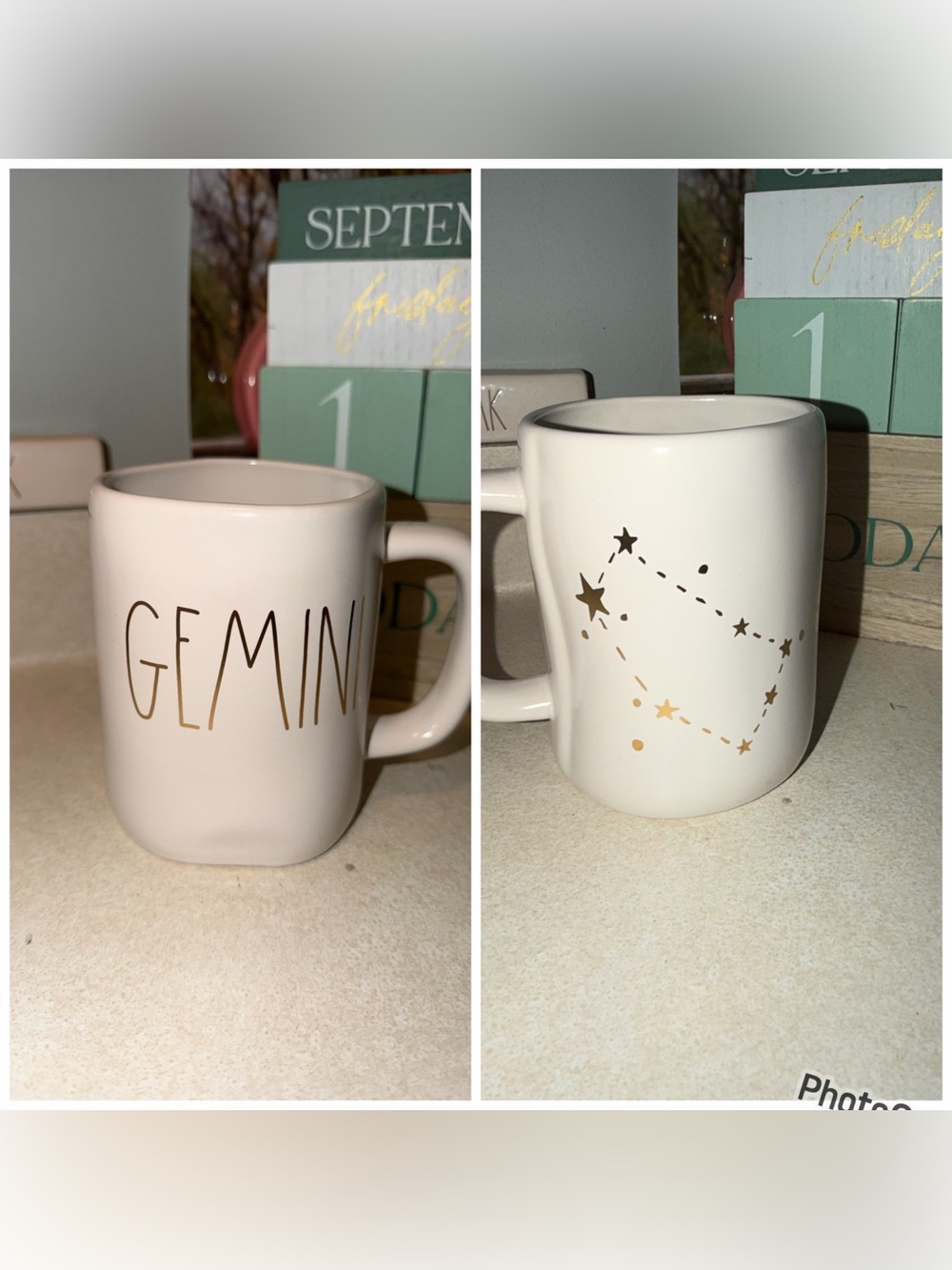 Rae dunn Gemini mug